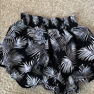 Palm leaf shorts